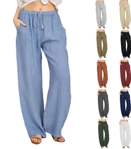kf S46e37c6407f74e06be45856f955ac5f4g Summer and Autumn New Casual Women s Wear in Europe America and Europe Large Loose Cotton