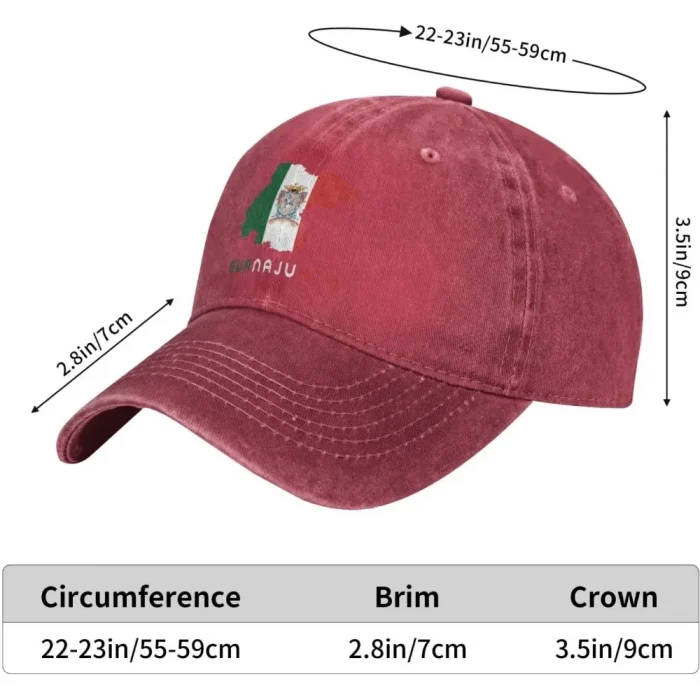 kf Sd9a98df8ec104e6bb9a8d1a42b480756J Guanajuato Mexico State Flag map Unisex Adjustable Cap Trucker Hats Dad Baseball Hats Cotton Cowboy hat